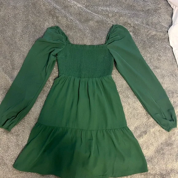 Smocked Mini Dress Long Sleeve malinda super smocked mini dress